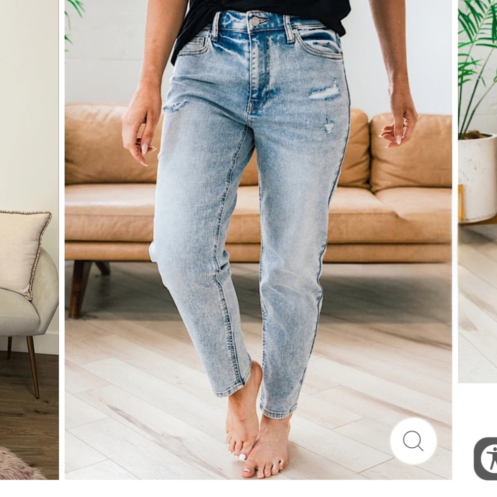 KanCan Blue High Rise Jeans Relaxed Fit